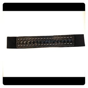 Black studded belt  Size S/M
